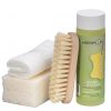 KERALUX® Reinigungs-Set Aktiv Plus – Effektive Lederreinigung, ideal gegen Verfärbungen und Ölflecken, einfach anzuwenden, geeignet für die meisten Lederarten.