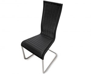 Komfortable Polsterauflage für den Einsatz auf Freischwinger-Stühlen von Tecta