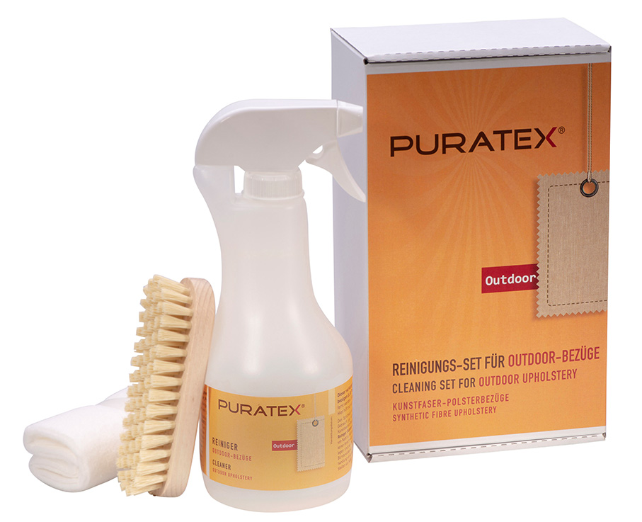 PURATEX® Reinigungs-Set für Outdoor-Stoffe – gründliche Reinigung für Sonnenschirme und Sitzbezüge