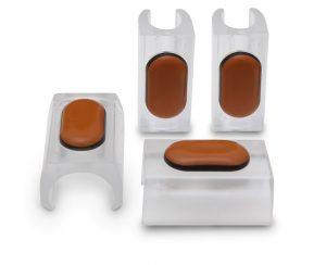 PTFE Klemmgleiter transparent für Tecta Aplati Stühle