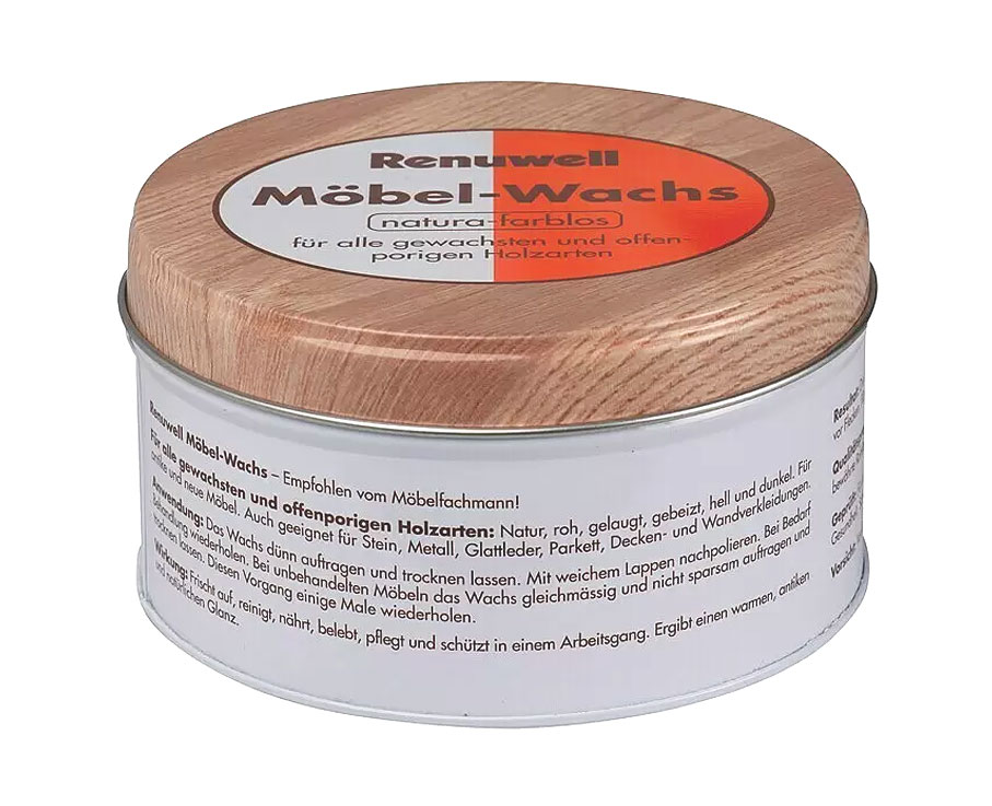 Renuwell Möbel-Wachs – Natürliche Pflege für Holz, Stein und Leder