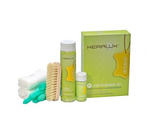 KERALUX® Jeans Reinigungs-Set P zur Entfernung von Jeansabfärbungen auf pigmentiertem Echtleder