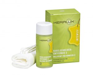 KERALUX Kugelschreiber-Entferner II für die sanfte Entfernung von Flecken auf Glattleder