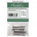 Vier Ersatzschrauben für den Thonet Holzring – 5×35 mm Schlitz