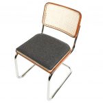 Wollfilz Polsterkissen für Thonet Freischwinger S32/S64 – Extrapolsterung & Schutz für das Geflecht