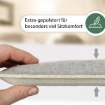 Extra dick gepolstertes Sitzkissen für Möllerstühle – maximaler Sitzkomfort