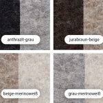 Gepolstertes Filzkissen für Möllerstühle – Sitzkissen in vielen Farben erhältlich