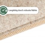 Gepolstertes Sitzkissen für Möllerstühle mit besonders starken Nähten – langlebige Sitzauflage