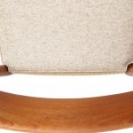 Teakstuhl No. 75 mit Polsterkissen – stilvolles Sitzkissen für Möller Stuhlmodelle