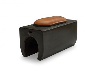 Klemmgleiter Ovalrohr Braflon - Schwarz