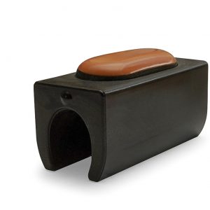 Klemmgleiter Ovalrohr Braflon - Schwarz