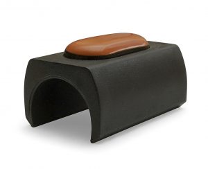 Klemmgleiter Rundrohr Braflon - Schwarz