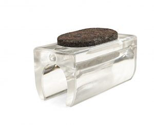 Klemmgleiter Ovalrohr FILZ - Transparent