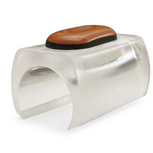 Klemmgleiter Rundrohr Braflon - Transparent