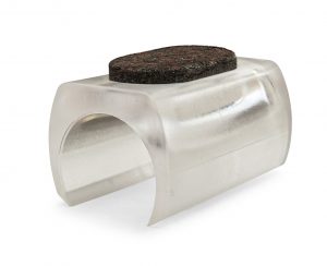 Klemmgleiter Rundrohr FILZ - Transparent