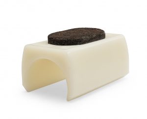 Klemmgleiter Rundrohr FILZ - Weiss