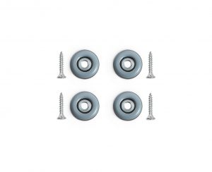4er-Set PTFE Gleiter zum Anschrauben für Holzstühle Ø 19mm