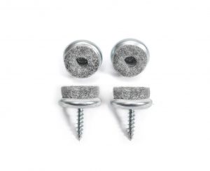 4er-Set Filzgleiter zum Anschrauben für Holzstühle Ø 18mm  