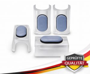 PTFE Stuhlgleiter 25 mm transparent für Tecta & Thonet Rundrohr – langlebige Fußbodengleiter