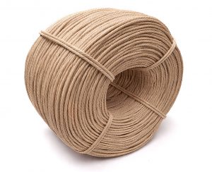 Dänische Papierschnur in Naturfarbe auf Rolle – endloses, robustes Flechtmaterial (Danish Cord) für Sitzflächen