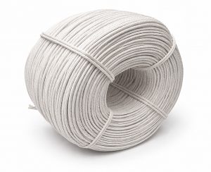 Weiße dänische Flechtschnur (Papierschnur/Danish Cord) auf Rolle – Flechtmaterial für Stühle und Sitzflächen