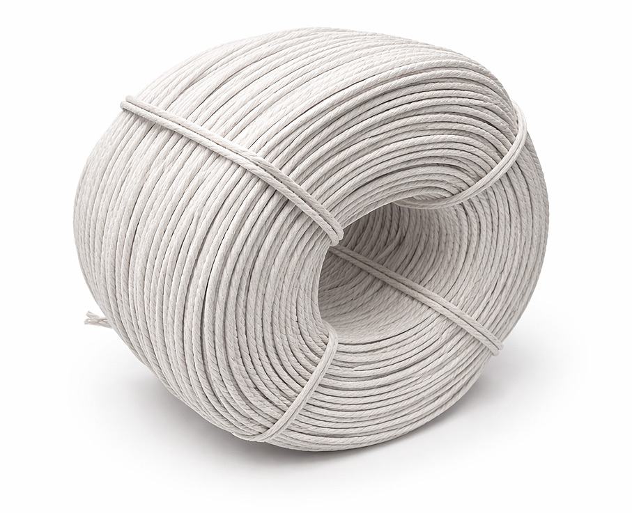 Weiße dänische Flechtschnur (Papierschnur/Danish Cord) auf Rolle – Flechtmaterial für Stühle und Sitzflächen