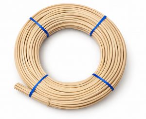 Splintpeddig / Nutenpeddig 5 mm als 500 g Rolle – keilförmig zum Fixieren von Mattengeflecht in der Nut (Thonet-Stuhl)