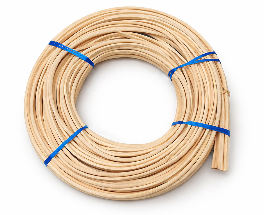 Splintpeddig / Nutenpeddig 4 mm – 500 g Rolle zum Verpressen von Mattengeflecht/Fertiggeflecht in die Nut (Thonet-Stuhl)