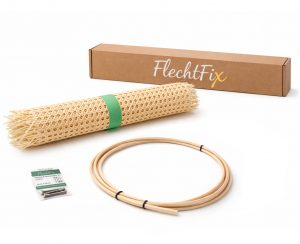 Reparaturset Sitz Freischwinger für Thonet Stuhl mit Wiener Geflecht und Splintpeddig – Komplettset zur Stuhlreparatur